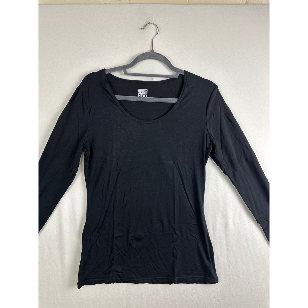 32 Degrees Tee Shirt Women's Long Sleeve‎ Scoop Neck Large